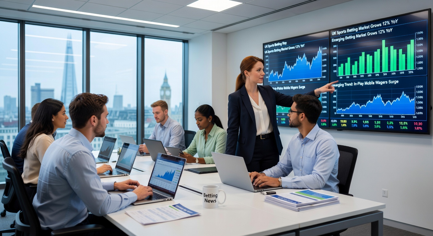 Digital illustration of shadowy online casino interfaces with UK flags and warning symbols overlayed, highlighting unlicensed gambling risks