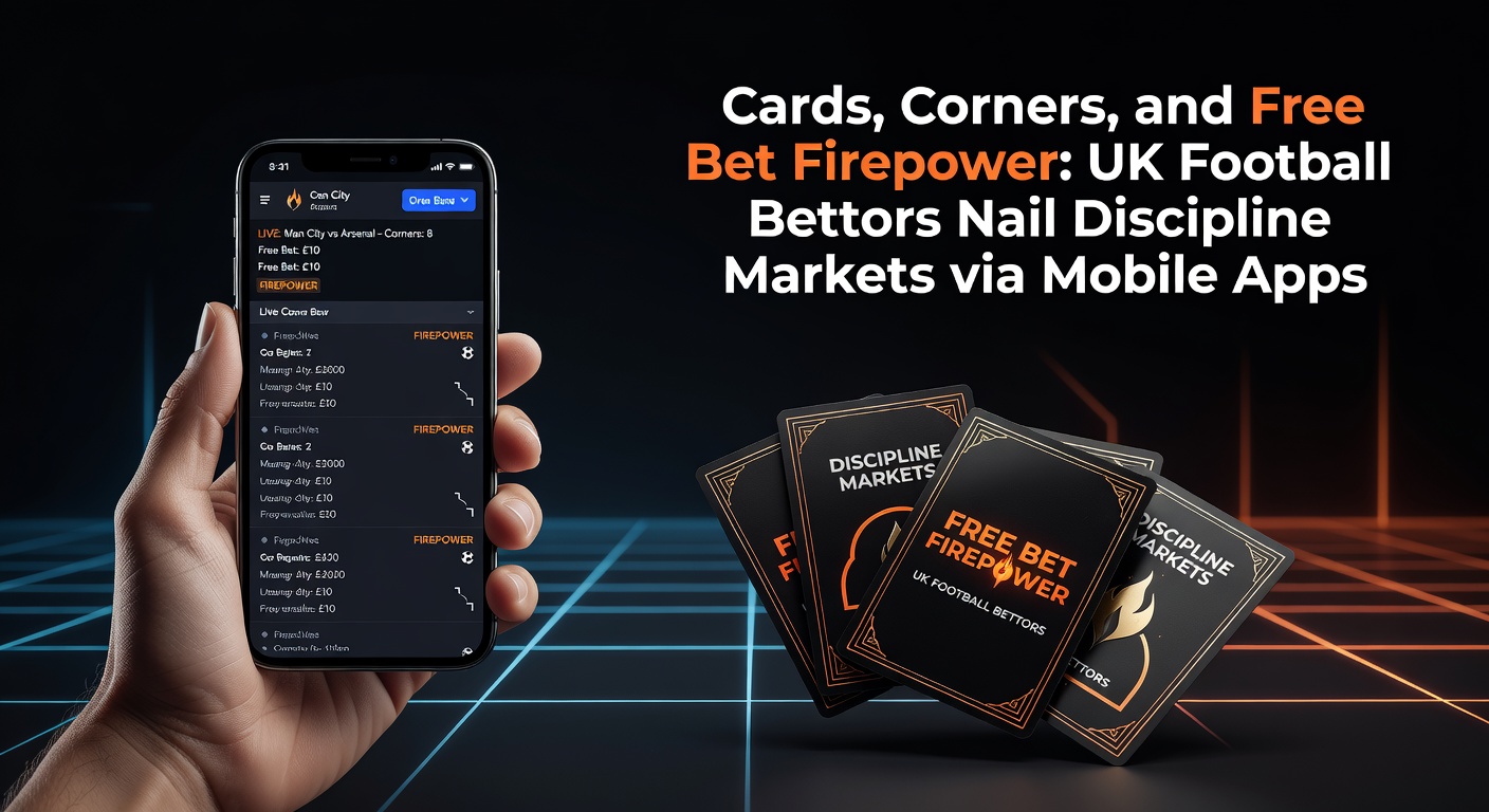UK football bettors checking mobile apps for live cards and corners odds during a Premier League match