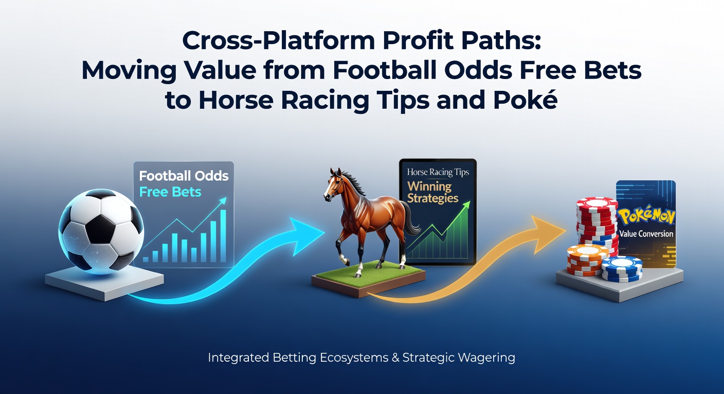 Horse racing tips dashboard on a UK betting app, linked to poker freeroll qualifiers from prior winnings