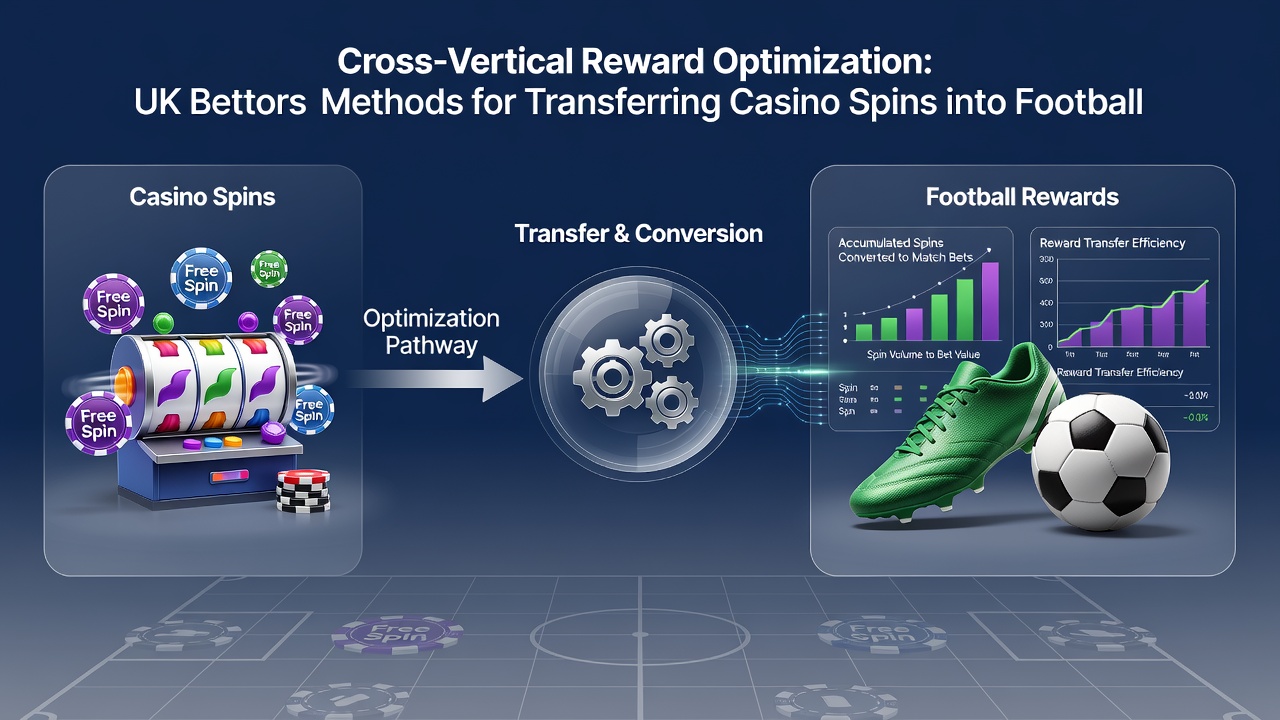 Football accumulator interface displaying enhanced odds funded by converted casino rewards