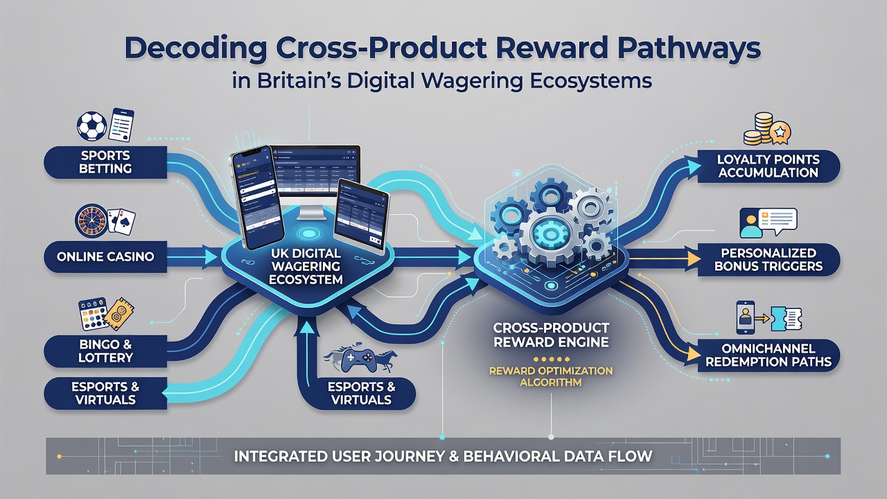 Screenshot of a UK betting app interface displaying cross-product reward balances and conversion options between sports and casino sections