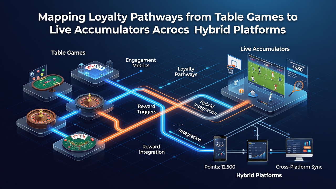 Screenshot showing loyalty balance transfer from table game rewards into a live football accumulator builder interface